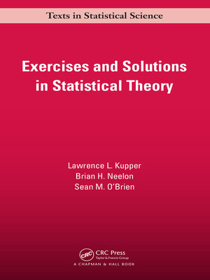 cover image of Exercises and Solutions in Statistical Theory